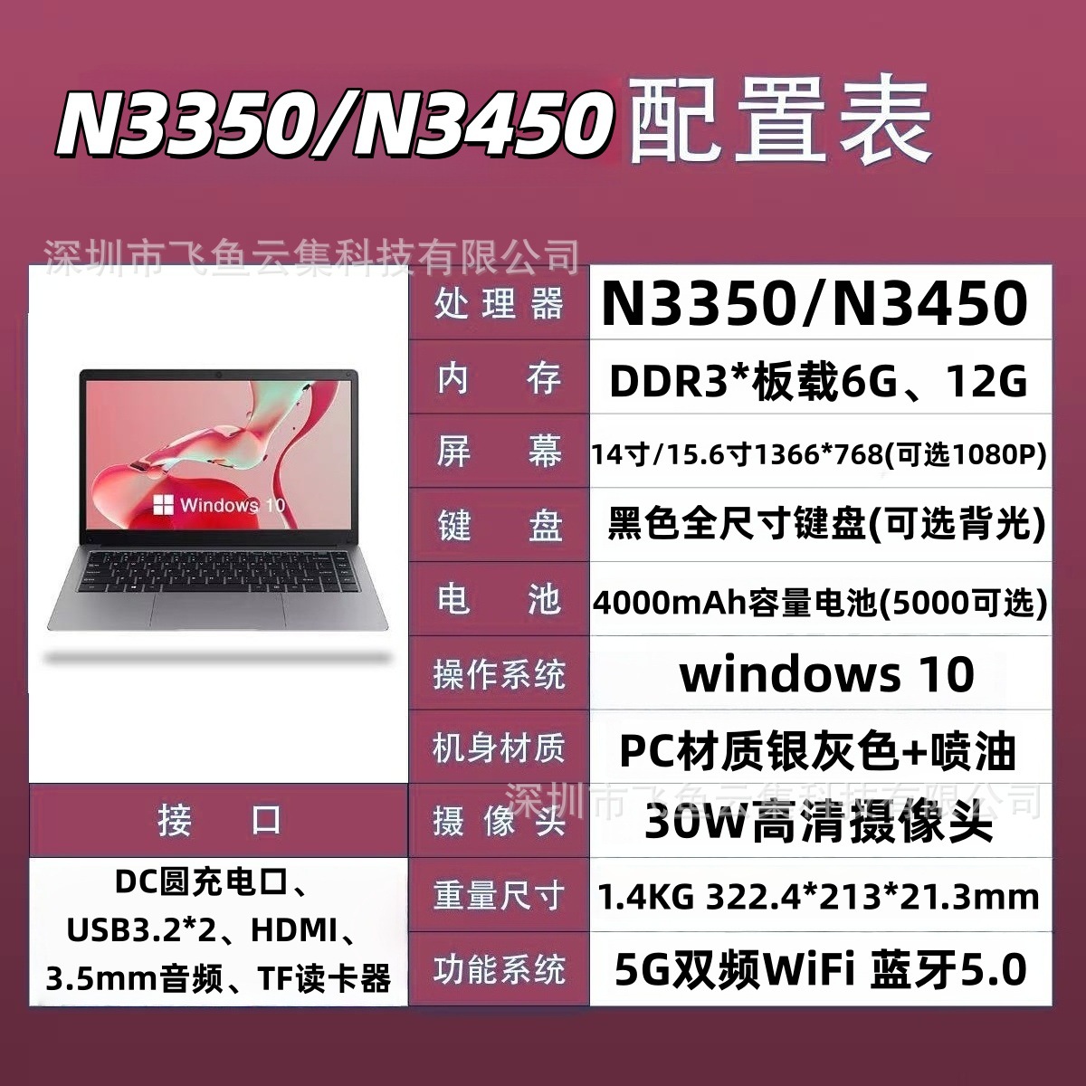 cross-border laptop 15.6-inch/14-inch n4500 business office portable laptop light and thin Application Scenario