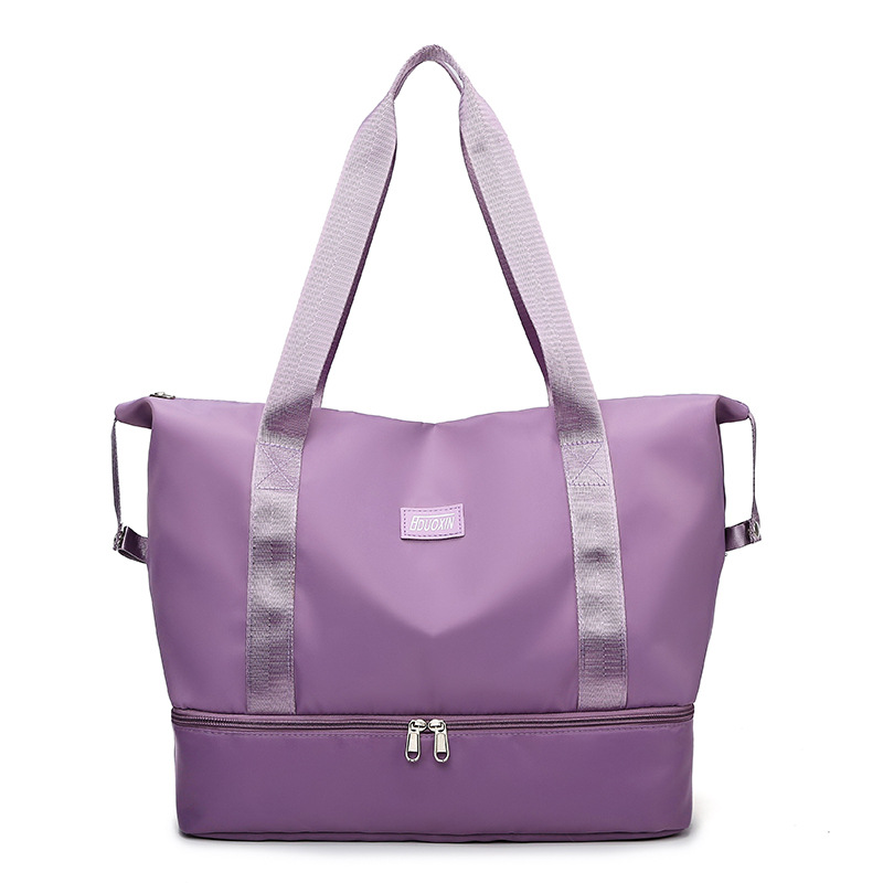 cross-border travel bag short distance lightweight tote can cover trolley case student large-capacity luggage bag storage gym bag Item Picture