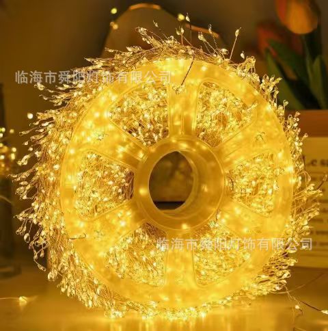 cross-border firecracker christmas tree decorative lamp led centipede lighting chain christmas garland decoration luminous ambience light Item Picture