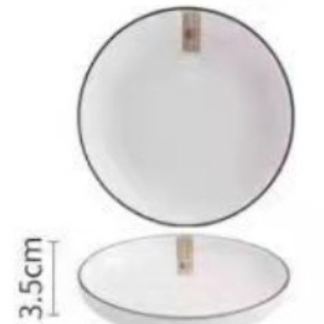 yamada vertical pattern internet celebrity household bowl plate ceramic tableware bowl and plates set diy tableware random combination bowl and chopsticks wholesale details Picture