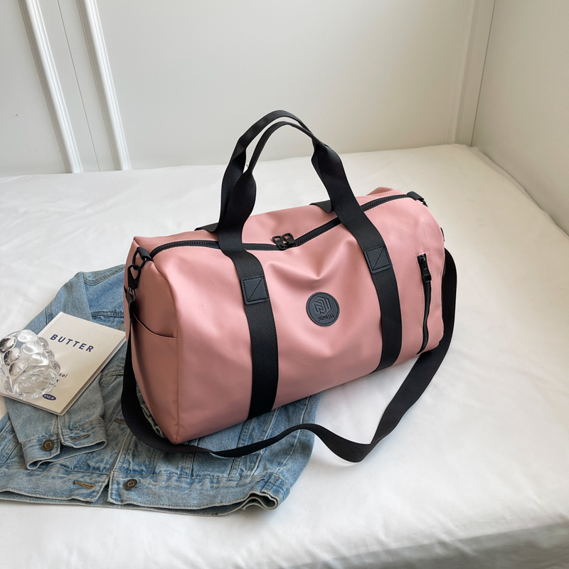 portable travel bag men's casual crossbody sports gym bag dry wet separation training bag women's business trip travel luggage bag Specification drawing