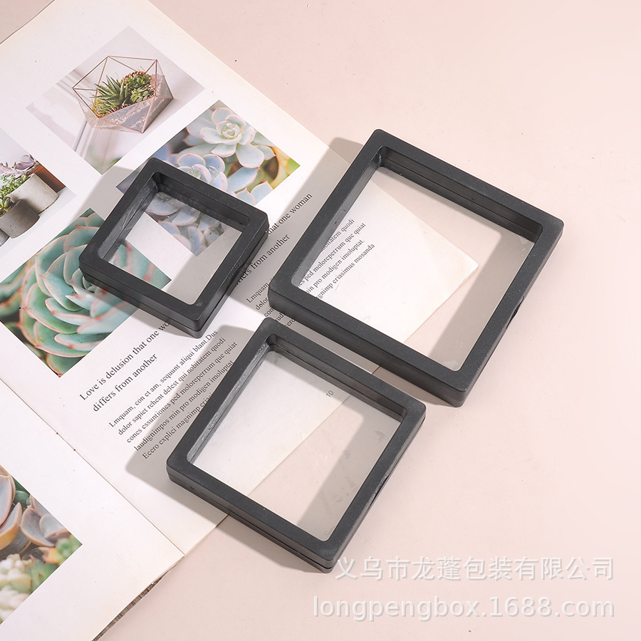 special jewelry box pe suspension box jewelry packaging display box bracelet necklace storage pe film packaging box ornament details Picture