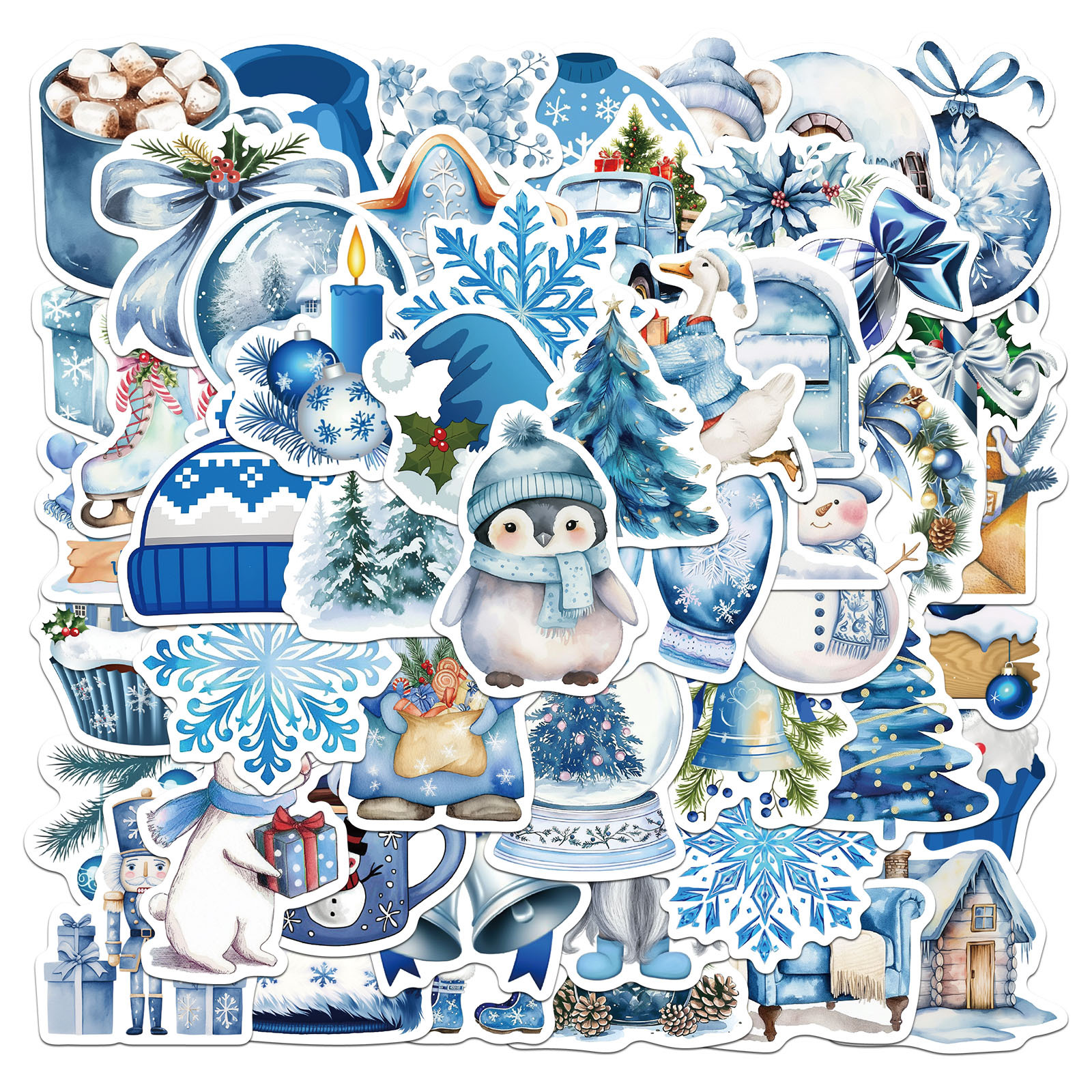 50-373 advanced simple cute graffiti stickers mobile phone helmet cartoon ipad journal decorative stickers waterproof Application Scenario