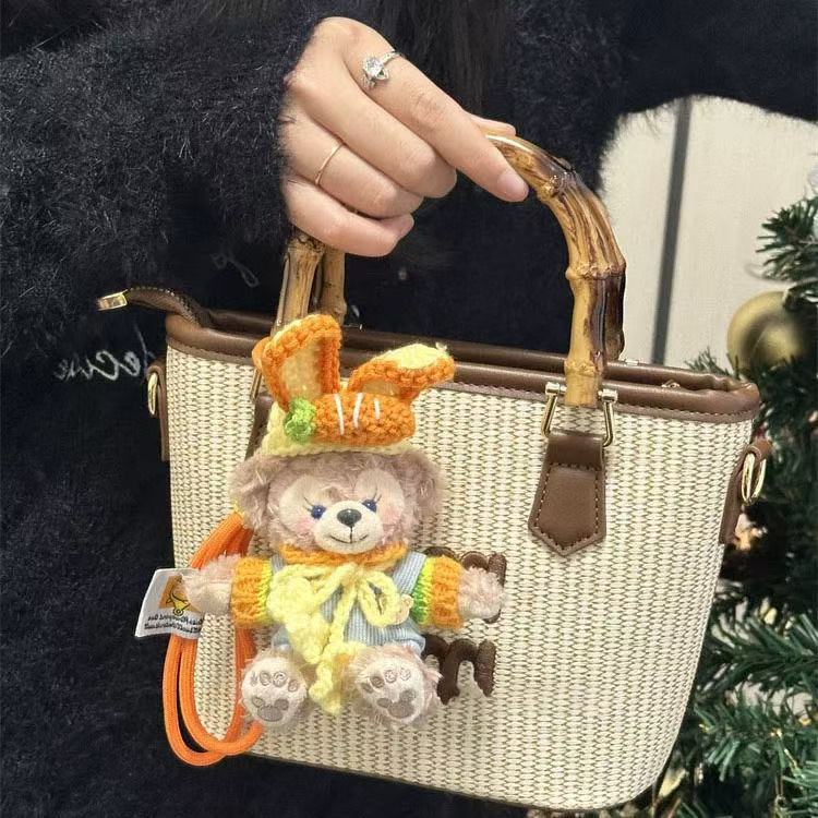 popular shelliemay plush doll cute rose rose girls' gifts doll couple bags keychain pendant Application Scenario