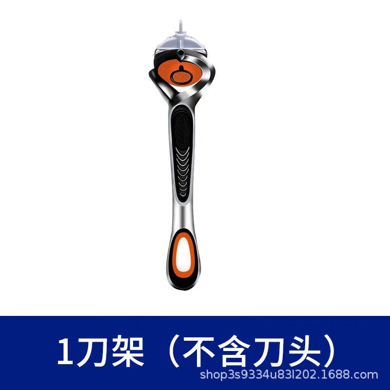 men's manual shaver shaving beard old-fashioned 5-layer blade replacement five-blade universal shaver manual Specification drawing