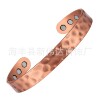 factory direct sales cross-border red copper magnet bracelet pure copper vintage jade health care bracelet classic design wholesale details Picture