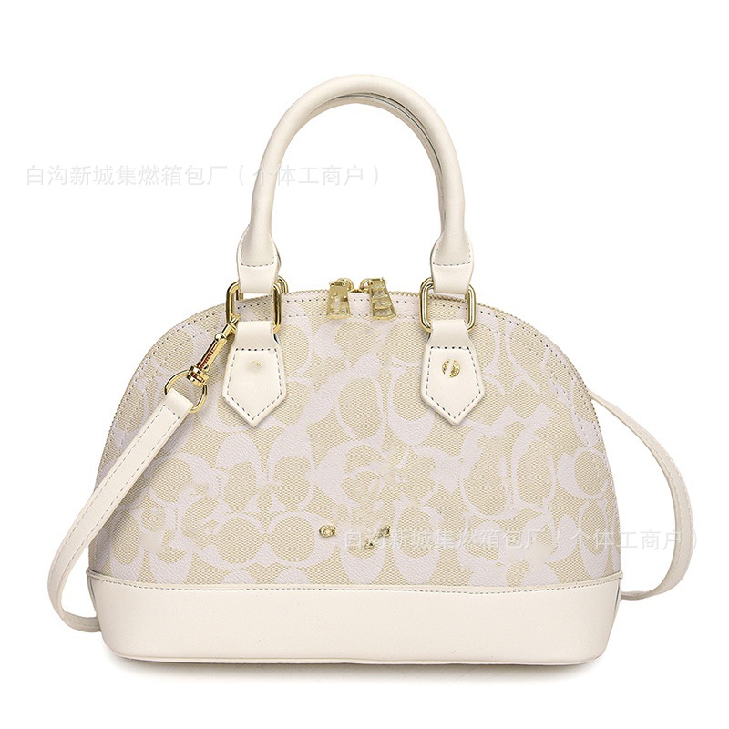 2025 new european american fashion floral print handbag commuter large capacity shell bag shoulder women's corssbody bag bags Specification drawing