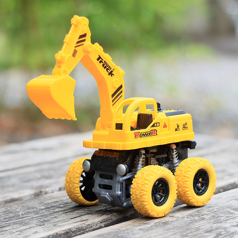 children's toy car popular internet celebrity small toy boy off-road vehicle excavator gift night market stall small goods details Picture
