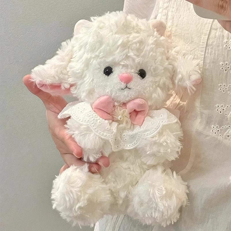 christmas gift prize claw comfort lamb puppet doll birthday hat stuffed doll birthday gift full figure