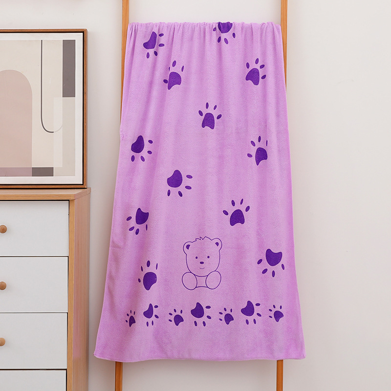 gao yang towel bath towel wholesale cartoon bath towel for children water-absorbing quick-drying beach towel 70*140 adult home use bath towel full figure