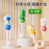 children's toothbrush baby and infant toothbrush fine soft ten thousand hair cartoon small head short handle independent packaging factory wholesale details Picture