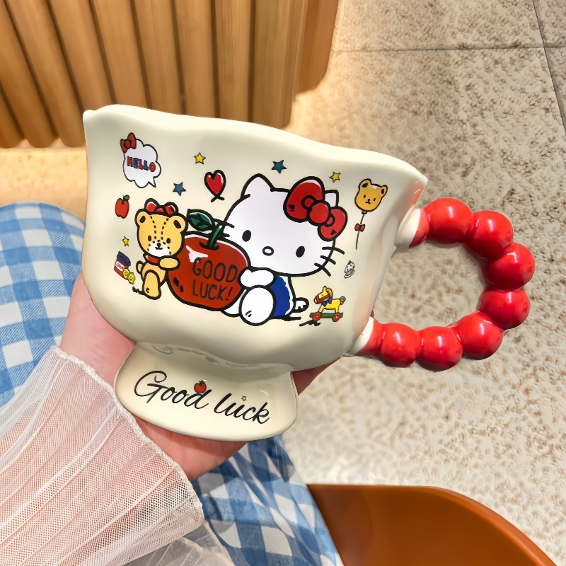 cloth mug bubu cup good-looking ceramic girl couple's birthday present water cup hand gift cartoon Item Picture