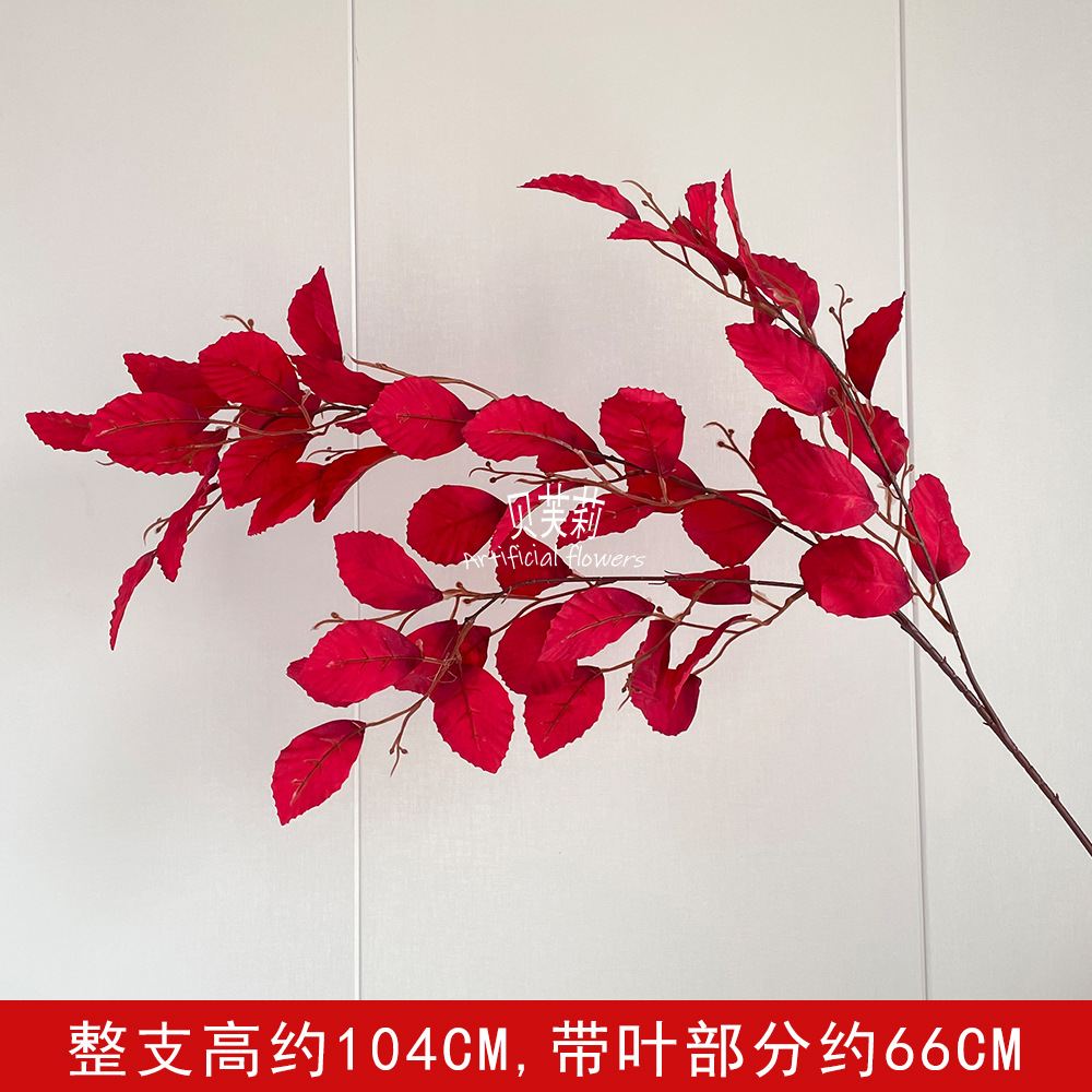 red artificial flower wedding ceremony layout silk flower road lead flower arrangement stage bridal party decoration fake flower for wedding floriculture Specification drawing