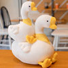 cute scarf small white goose figurine doll big white geese plush toy children's ragdoll baby comfort sleeping pillow Item Picture
