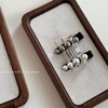exquisite forehead high-grade rhinestone bow pearl edge clip side duckbill clip fringe hairpin headdress new Specification drawing
