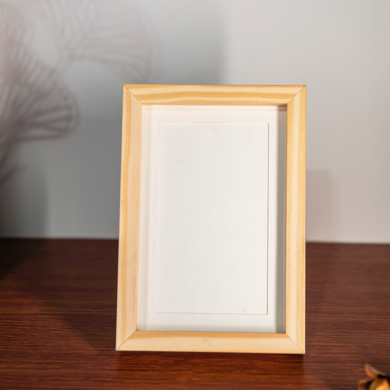 table-top solid wood photo frame 6-inch 7-inch 8-inch 10-inch picture frame mounting calligraphy mounting certificate photo frame factory wholesale Specification drawing