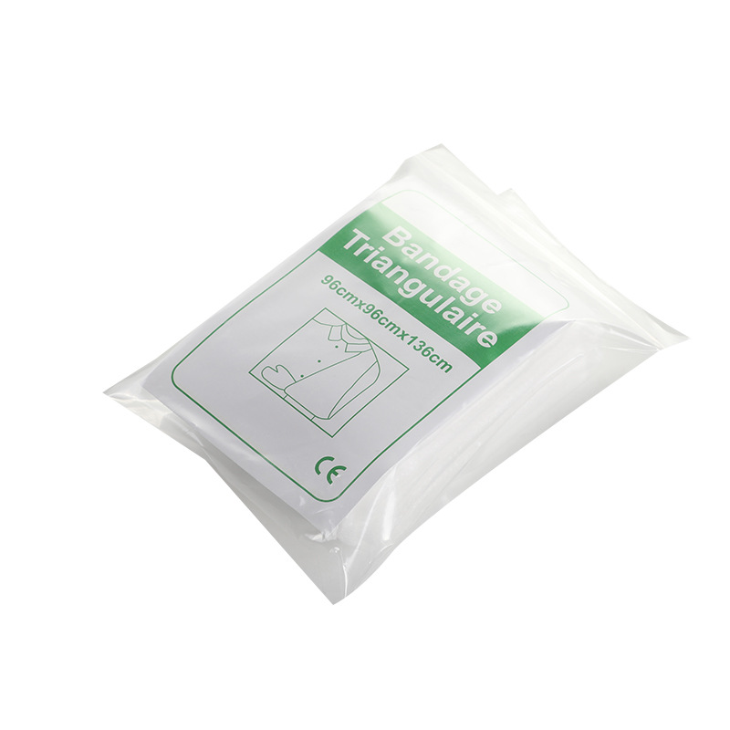 Non-woven fabric triangular bandage, medical triangular bandage, first aid kit, medicine accessories Item Picture