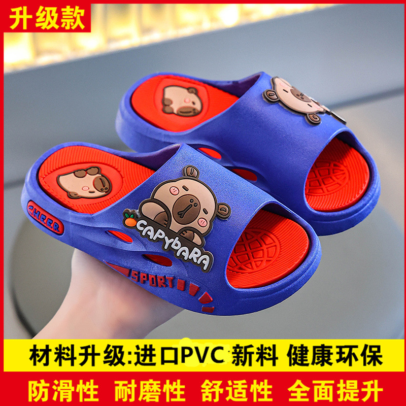 children's sandals summer boys interior home bath soft bottom non-slip child baby cute slippers for outer wear Application Scenario