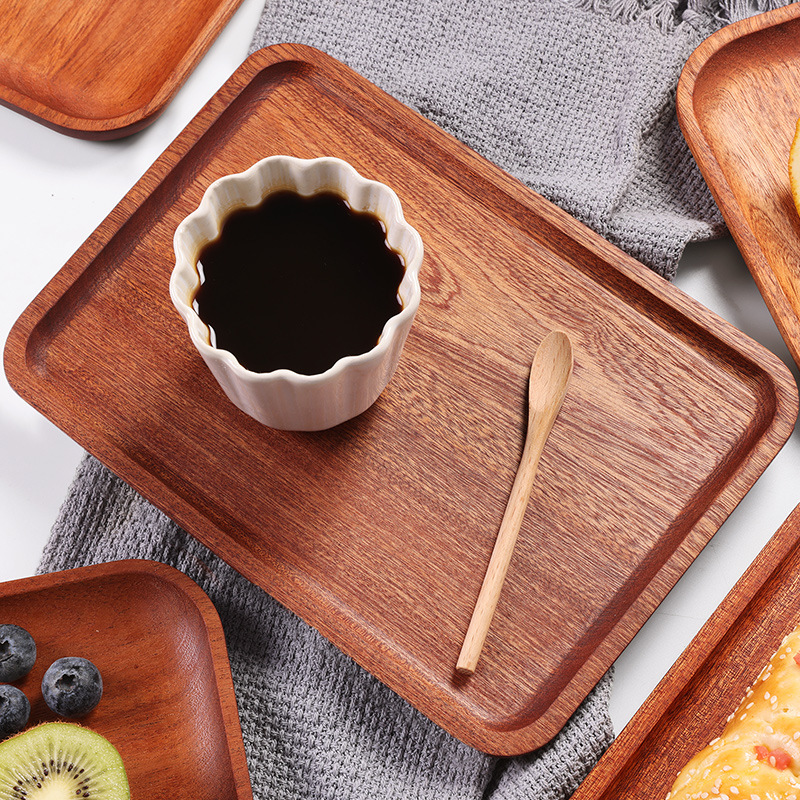 meal tea tray tea set tray fruit plate plate ins dim sum plate tea plate fruit plate coffee hotel tray wooden tray tableware. Application Scenario