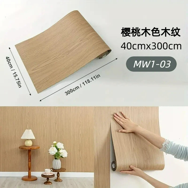 wholesale wallpaper self-adhesive rental room waterproof wall stickers bedroom living room thickened moisture-proof wall stickers self-adhesive wallpaper details Picture
