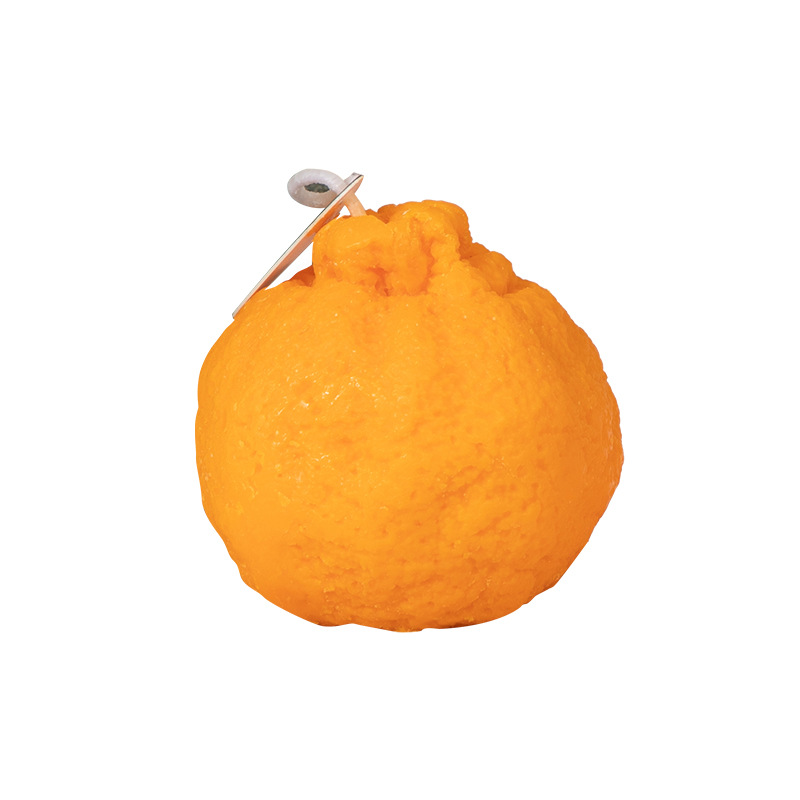 tangerine aromatherapy candle wholesale candle fragrance hand gift handmade emulational fruit shape orange candle Item Picture