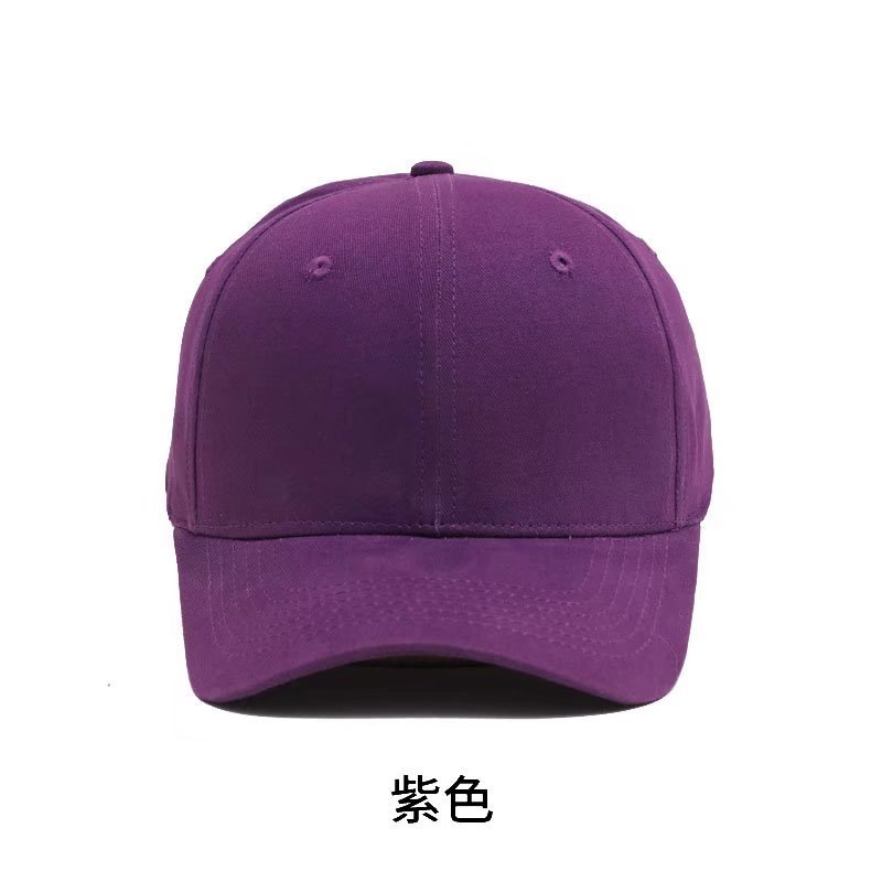 cotton six-piece peaked cap baseball cap advertising cap embroidery custom printed logo outdoor travel sunshade sun hat Item Picture