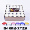 smoke-free tealight 4 hours 100 pcs insulation heating tea making aromatherapy small candle hotel ktv round plate heating full figure