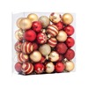 cross-border new arrival christmas decorations christmas tree pendant 4cm christmas ball 70 christmas plastic ornament ball pendant Specification drawing