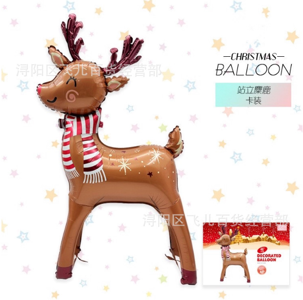 ins christmas snowman old man halloween pumpkin spider series aluminum balloon festival party decoration layout Item Picture