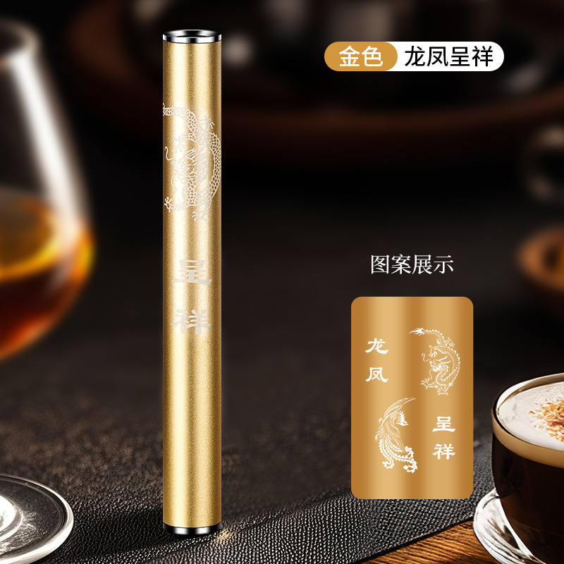 internet celebrity blow a fire folding thin strip charging lighter igniter black technology cigarette lighter mute windproof Application Scenario