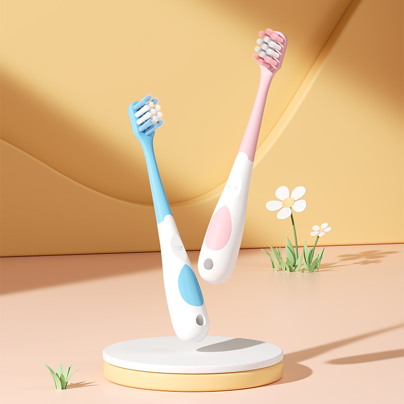 senior children soft-bristle toothbrush 2-12 years old cute cartoon shape non-slip handle toothbrush factory wholesale spot details Picture