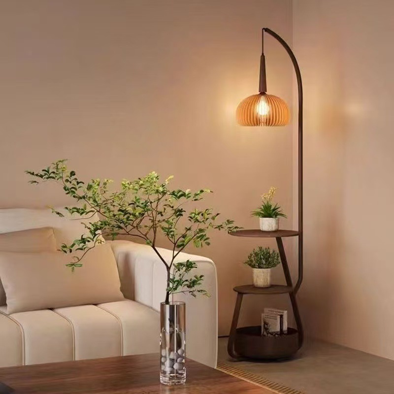 floor lamp antique style bedroom bedside table integrated grapefruit lamp living room sofa atmosphere tea table fishing lamps Item Picture