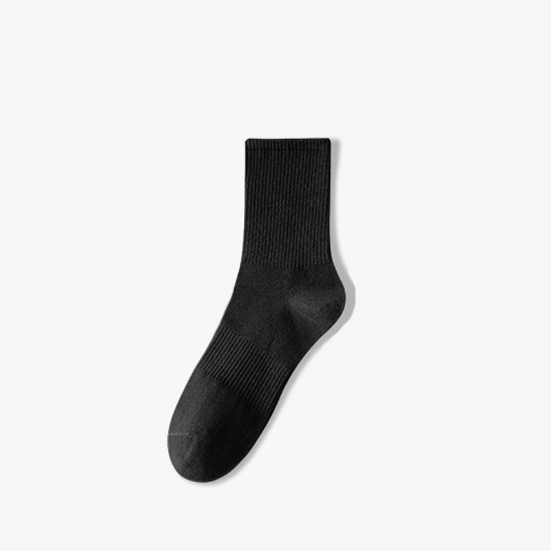 boys and girls socks cotton sock men and women black white gray tube socks men and women sports long white socks thin white socks details Picture