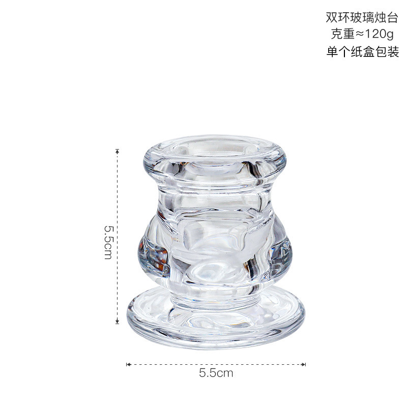 roman light luxury french retro crystal candle holder glass aromatherapy candlelight dinner wedding shooting props candle holder Item Picture