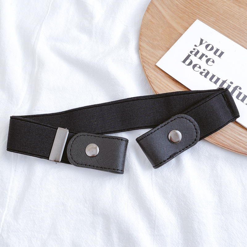 lazy military training belt women's denim pants elastic and waisted invisible belt waist change small waist of trousers tightening artifact Item Picture