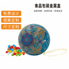 new christmas gift box hand gift box christmas eve spherical candy gift box jar hardened christmas iron box wholesale full figure