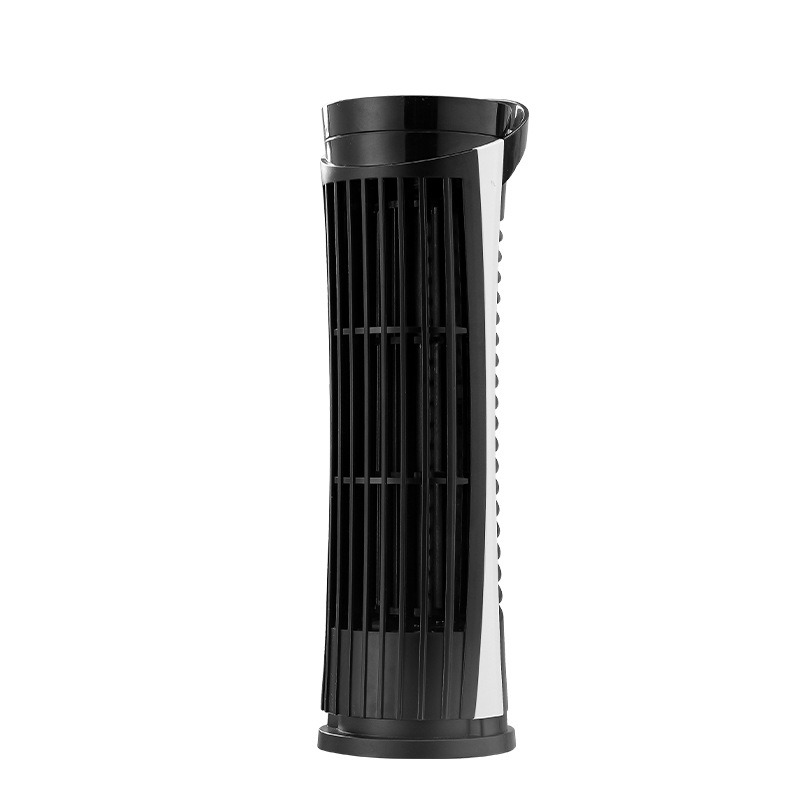 new smart mini vaneless fan table lamp desktop tower fan usb strong wind desktop factory wholesale smart fan details Picture