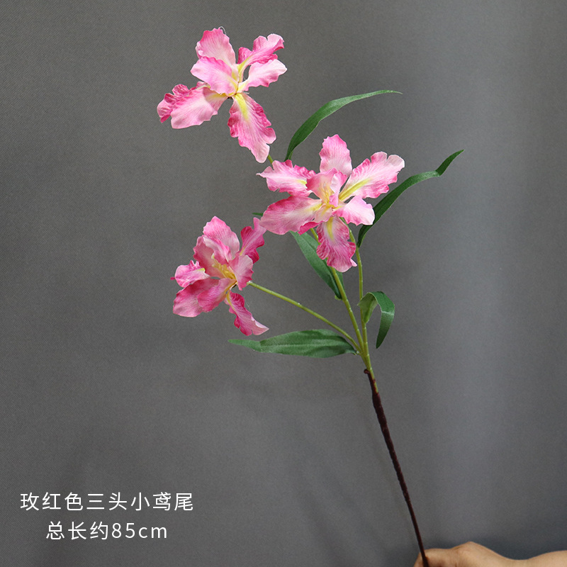 wedding rose red artificial flower arrangement flower pot material flower bed head flower row flower wedding fake silk flower window Specification drawing