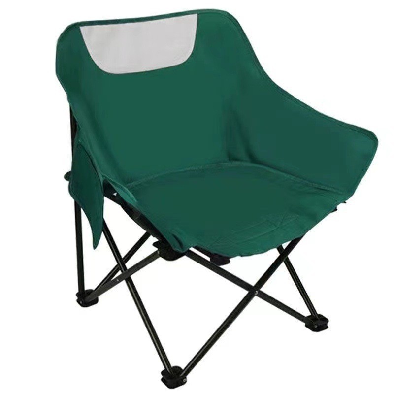 外贸出口便携低背月亮野户外餐椅露营折叠椅野营沙滩钓鱼凳子折叠休闲椅子