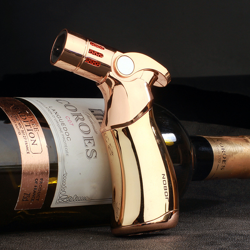 jobon zhongbang four fire desktop torch lighter 659 argy wormwood cigar special windproof burning torch lighter full figure