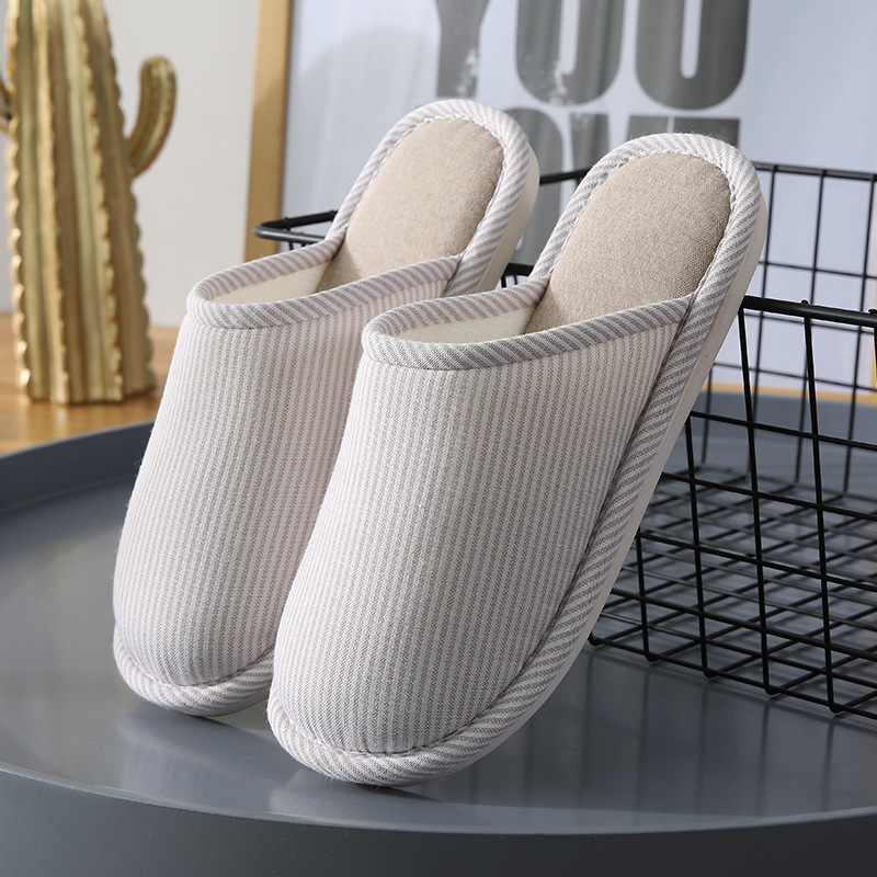 cotton slippers men's autumn and winter slippers home indoor non-slip household cotton slippers women's confinement shoes slippers winter Application Scenario