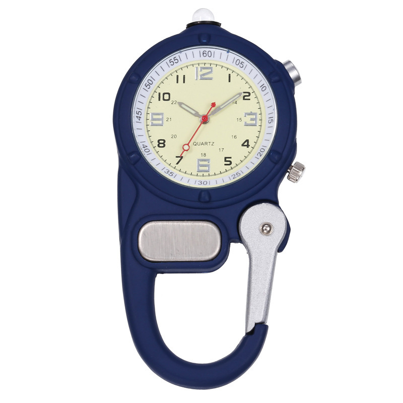 luminous spot creative outdoor travel siamese buckle mountaineering buckle watch portable stopwatch mini casual led light watch full figure