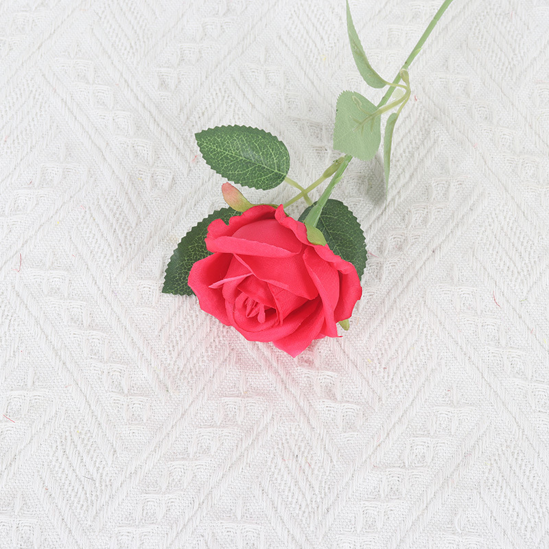 artificial flannelette rose artificial fake flower valentine's day wedding ornamental flower rose wall waterfall wholesale Specification drawing