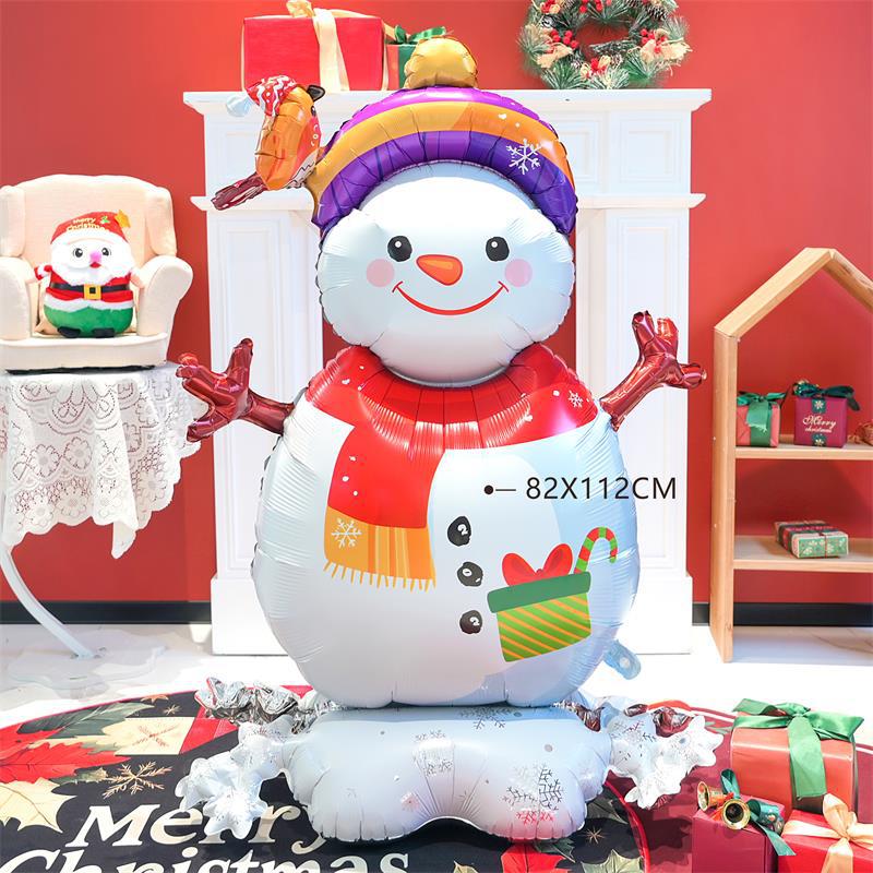 christmas happy letter aluminum balloon 16-inch merry christmas holiday party decoration props cabinet Item Picture