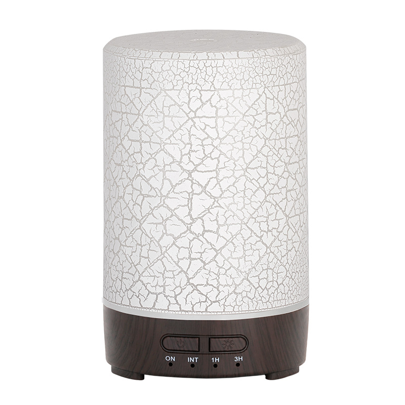 colorful wood grain crack ultrasonic humidifier desktop usb home large capacity bedroom small table lamp aroma diffuser Item Picture