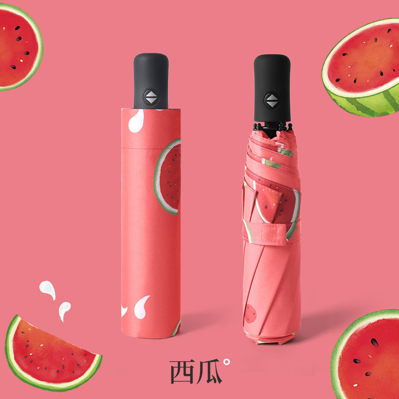 advertising umbrella full-automatic all-weather umbrella female factory wholesale dual-use sun umbrella sun protection uv protection folding sun umbrella Application Scenario