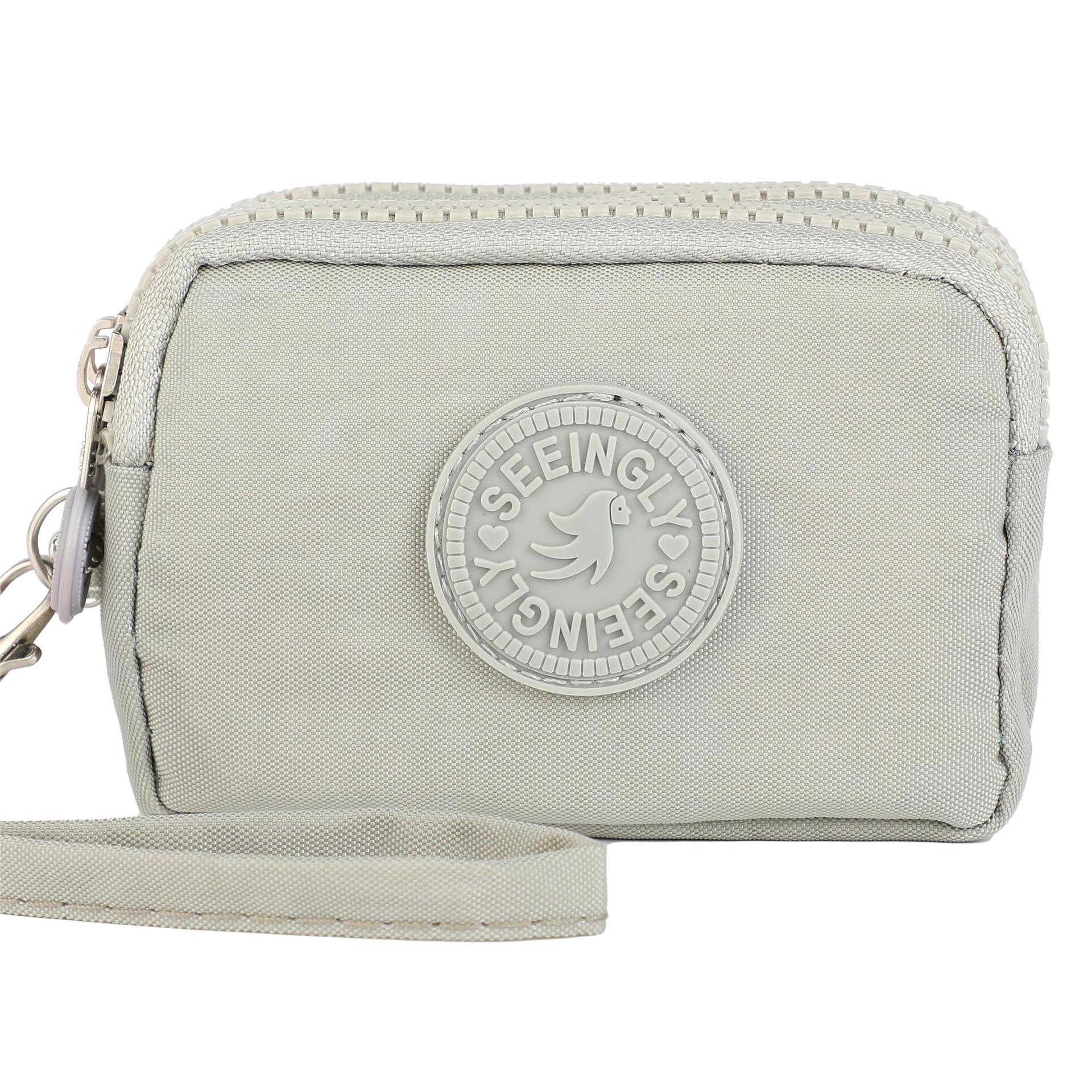factory direct sales foreign trade coin purse cross-border gift simple waterproof key case nylon zipper coin purse wholesale details Picture
