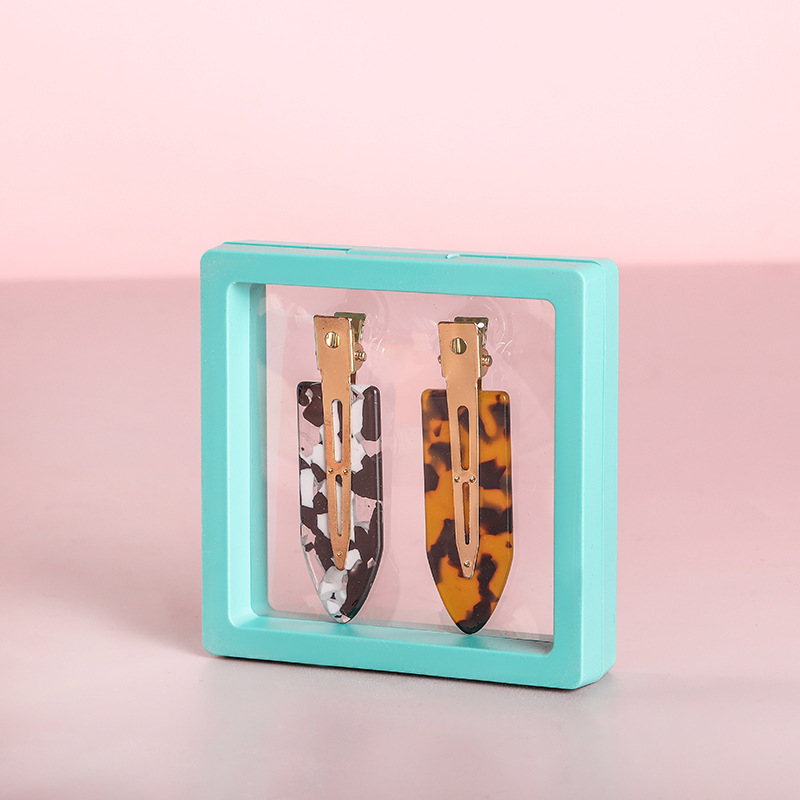 color pe suspension box storage box jewelry box transparent film box ornament packaging rings pendants bracelet display box details Picture