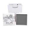 white bow gift box jewellery box rings ear studs necklace set tiandigai jewelry box jewelry box Application Scenario