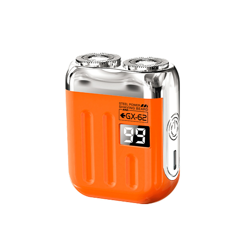 big customer wholesale electric double-headed shaver mini men's shaver travel portable automatic digital display shaver Specification drawing